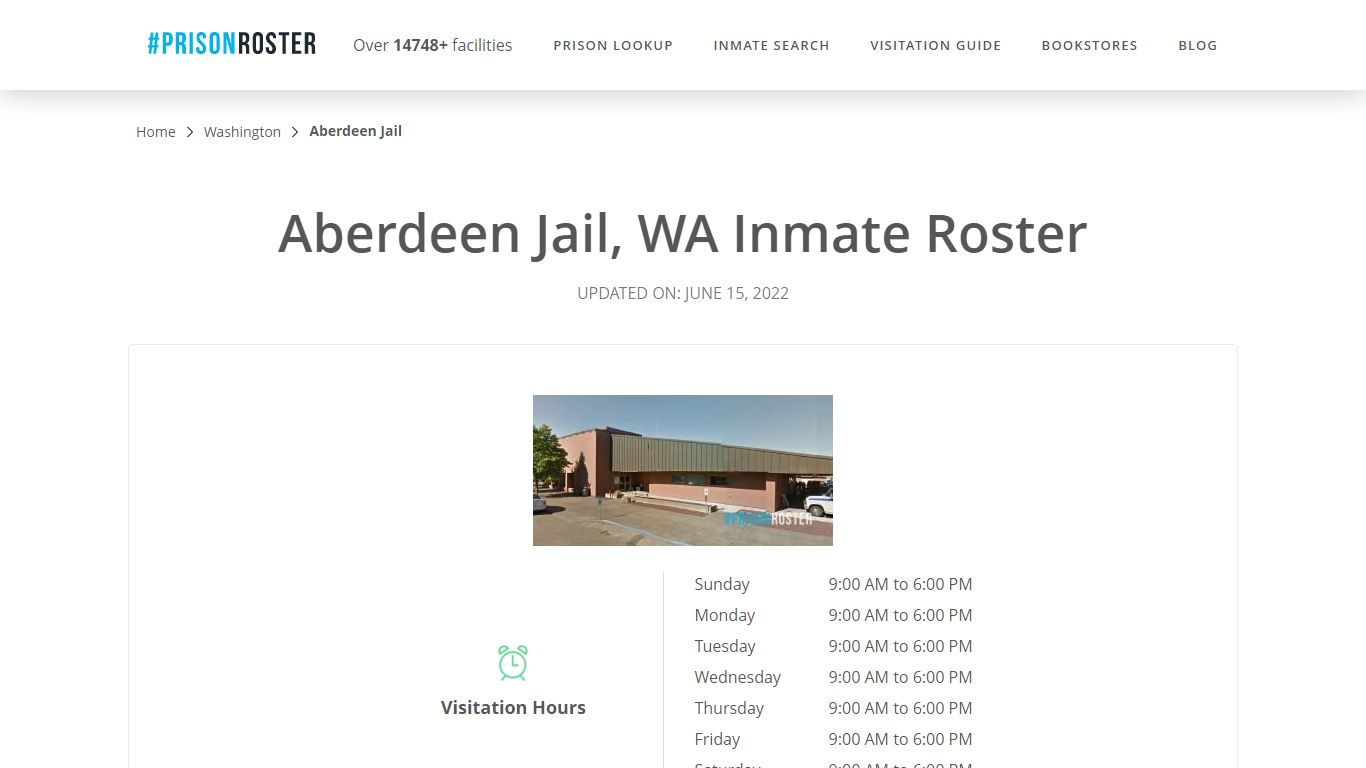 Aberdeen Jail, WA Inmate Roster - Prisonroster